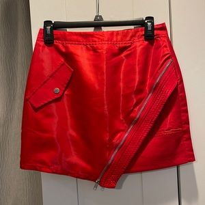 Red Mini Skirt